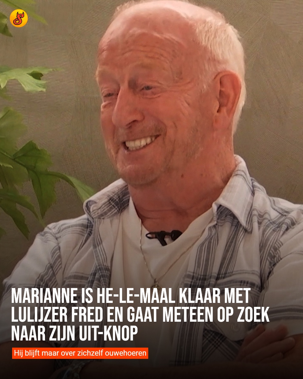 Marianne is he-le-maal klaar met lulijzer Fred en gaat meteen op zoek naar zijn uit-knop