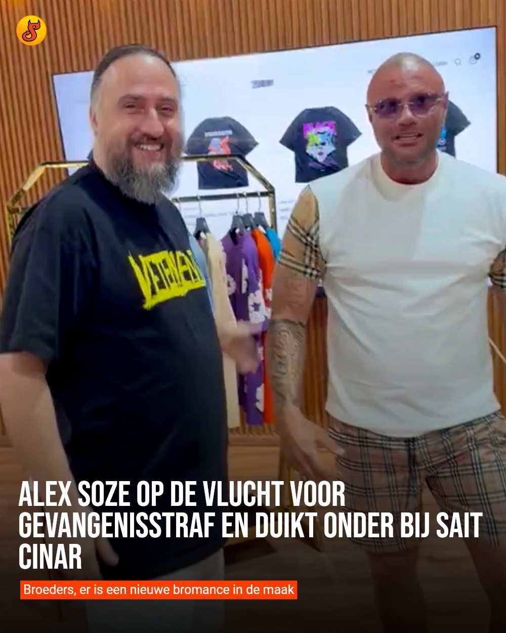 Alex Soze op de vlucht voor gevangenisstraf en duikt onder bij Sait Cinar