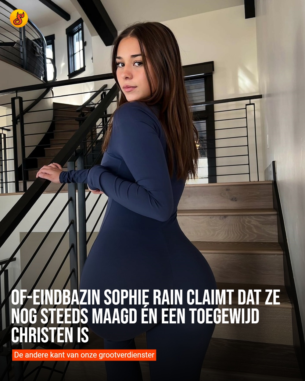 OF-eindbazin Sophie Rain claimt dat ze nog steeds maagd én een toegewijd christen is