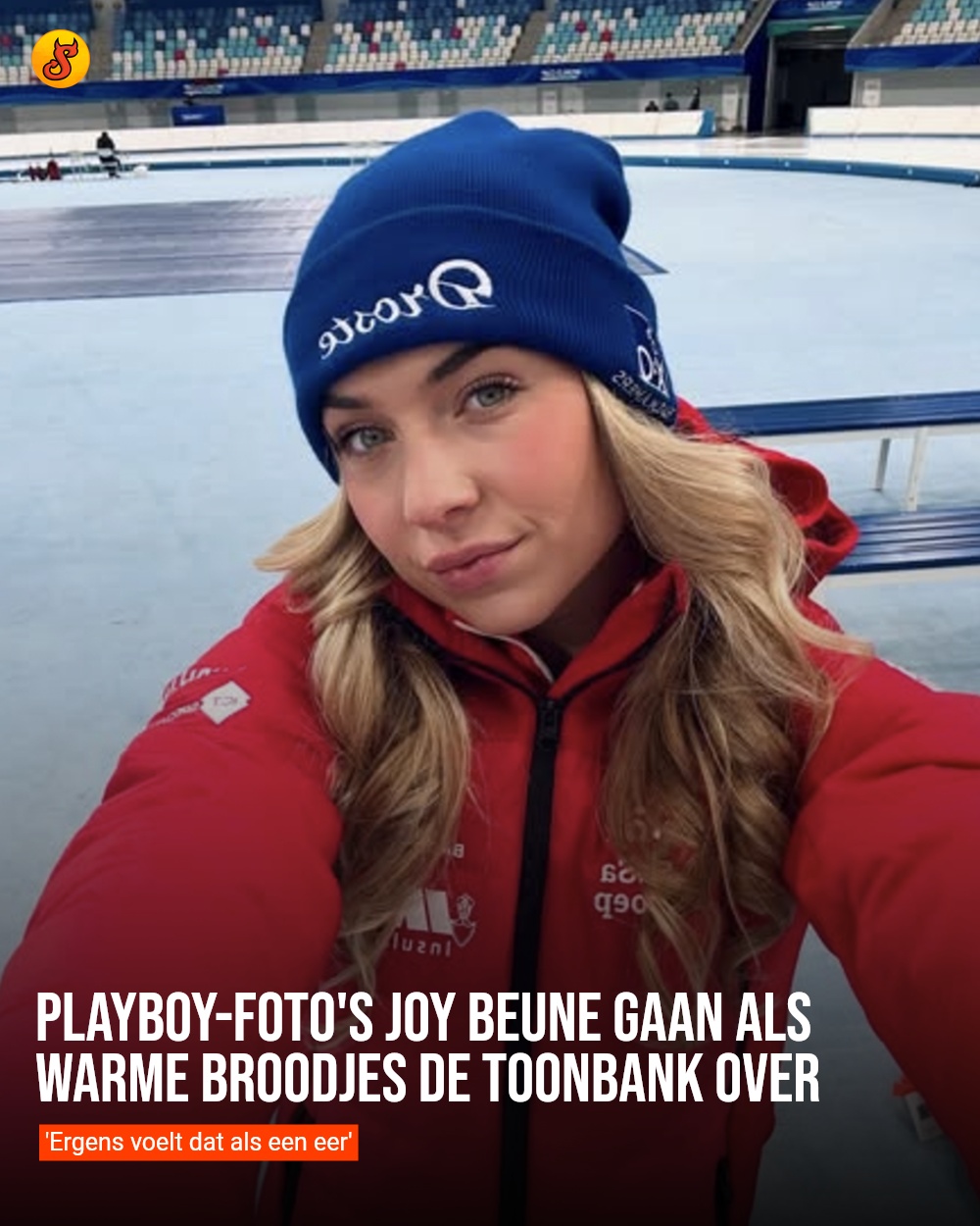 Playboy-foto's Joy Beune gaan als warme broodjes de toonbank over