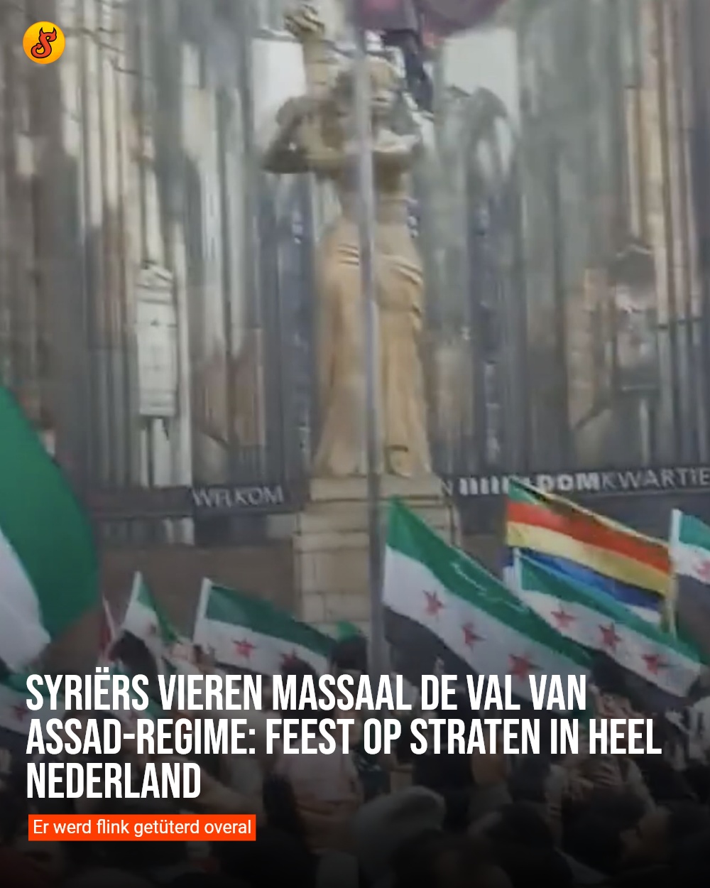 Syriërs vieren massaal de val van Assad-regime: feest op straten in heel Nederland