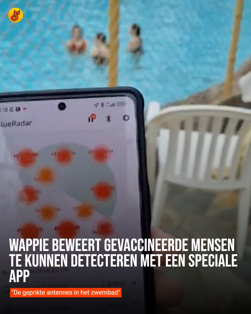 Wappie beweert gevaccineerde mensen te kunnen detecteren met een speciale app