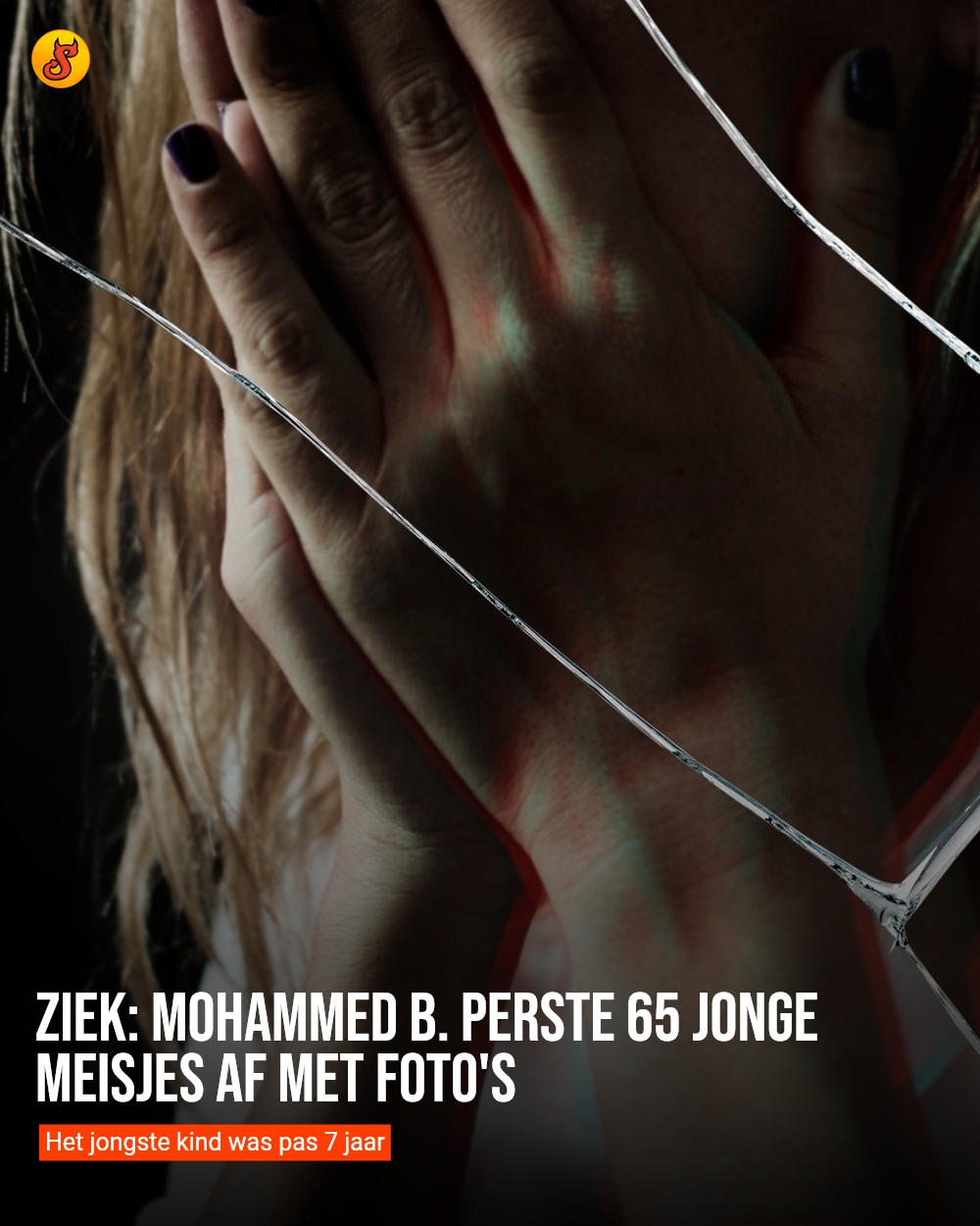 Ziek: Mohammed B. perste 65 jonge meisjes af met foto's