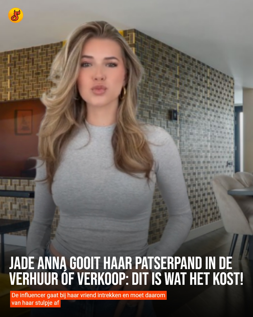 Jade Anna gooit haar patserpand in de verhuur óf verkoop: dit is wat het kost!
