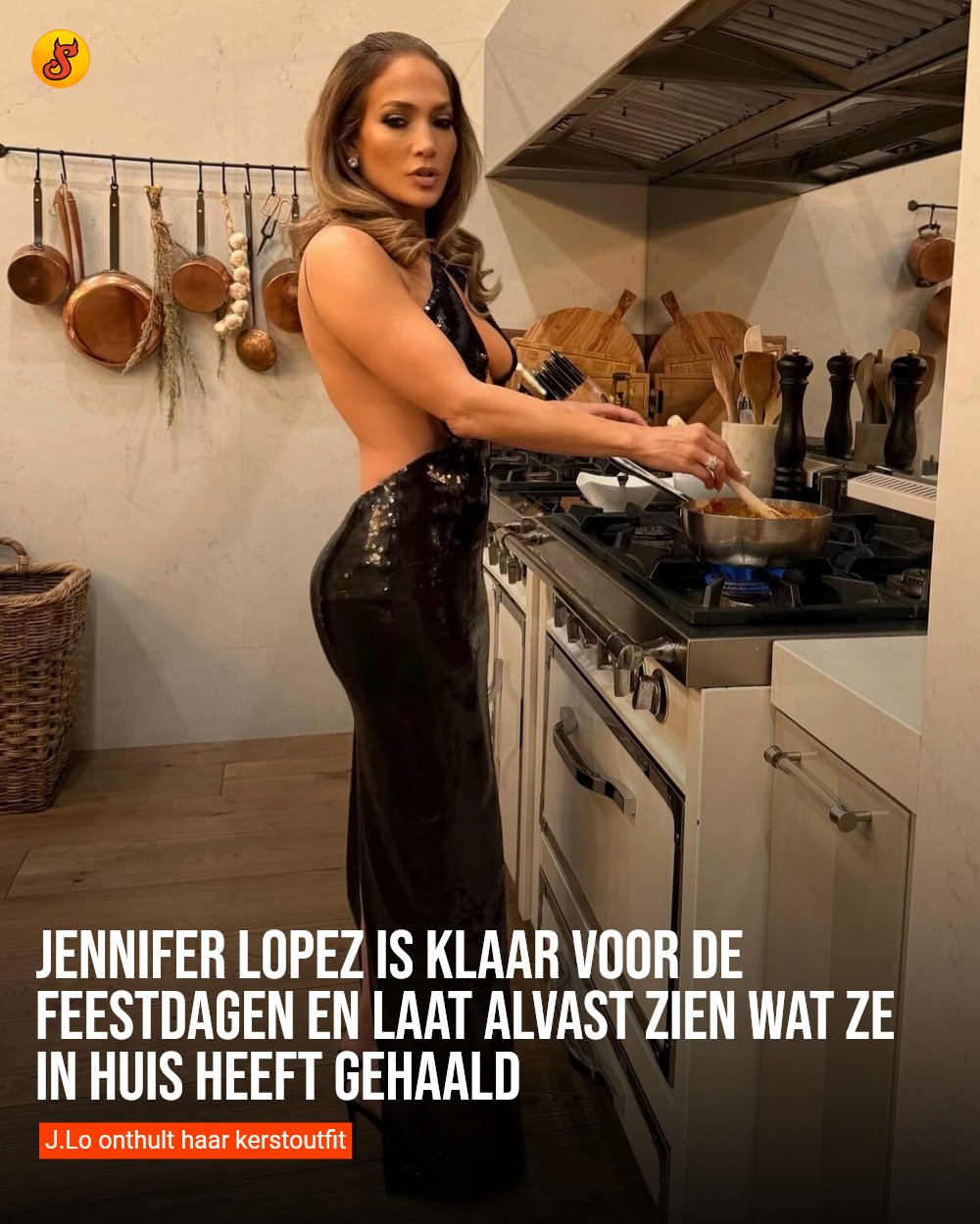Jennifer Lopez is klaar voor de feestdagen en laat alvast zien wat ze in huis heeft gehaald