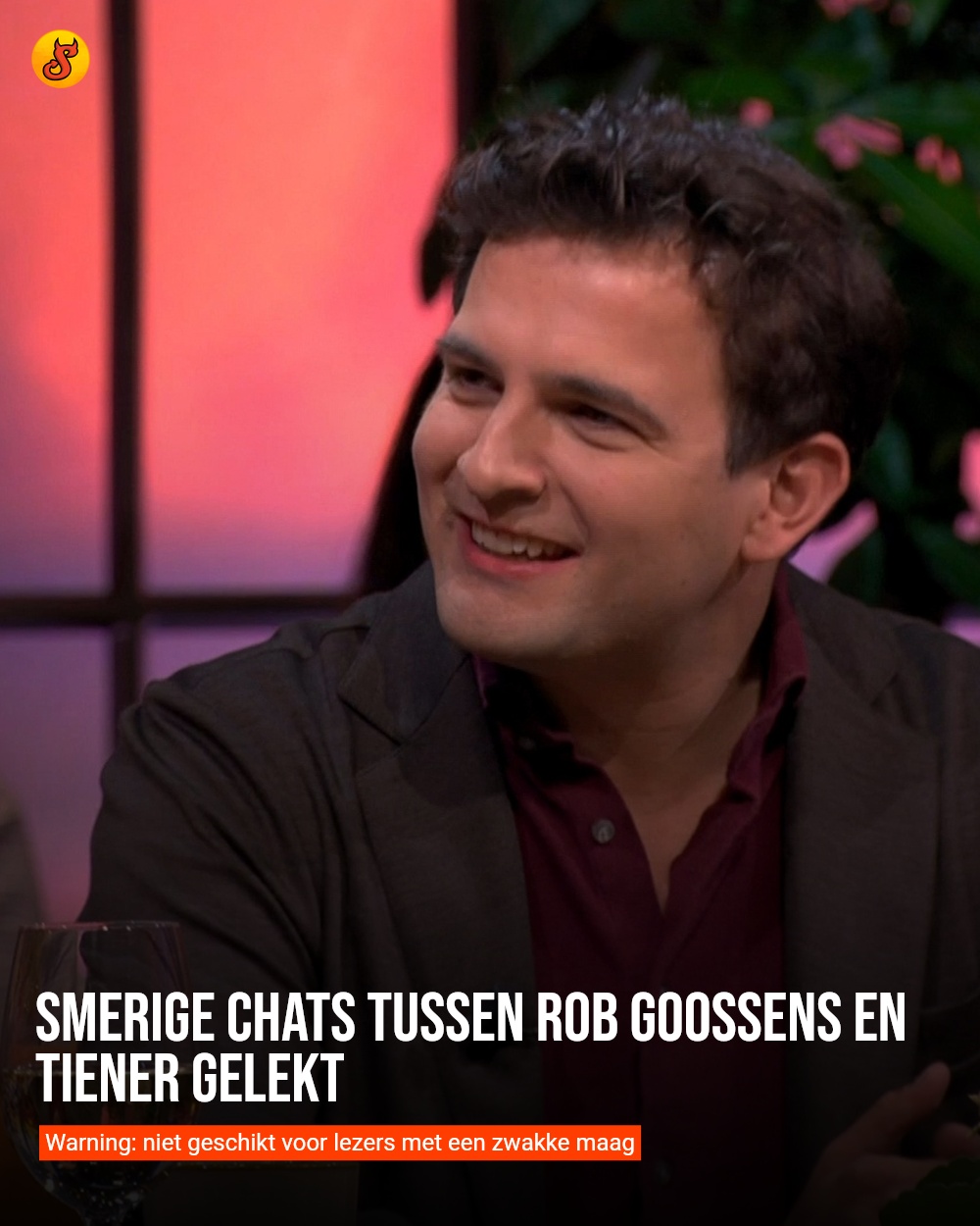 Smerige chats tussen Rob Goossens en tiener gelekt