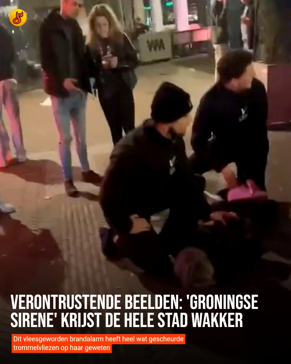 Verontrustende beelden: 'Groningse Sirene' krijst de hele stad wakker