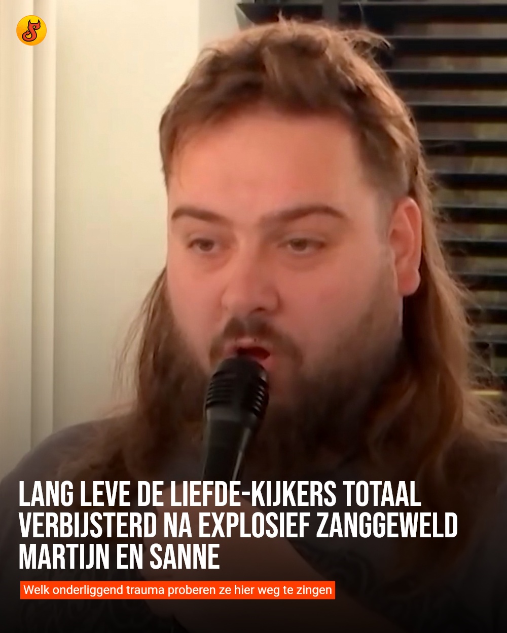 Lang Leve de Liefde-kijkers totaal verbijsterd na explosief zanggeweld Martijn en Sanne
