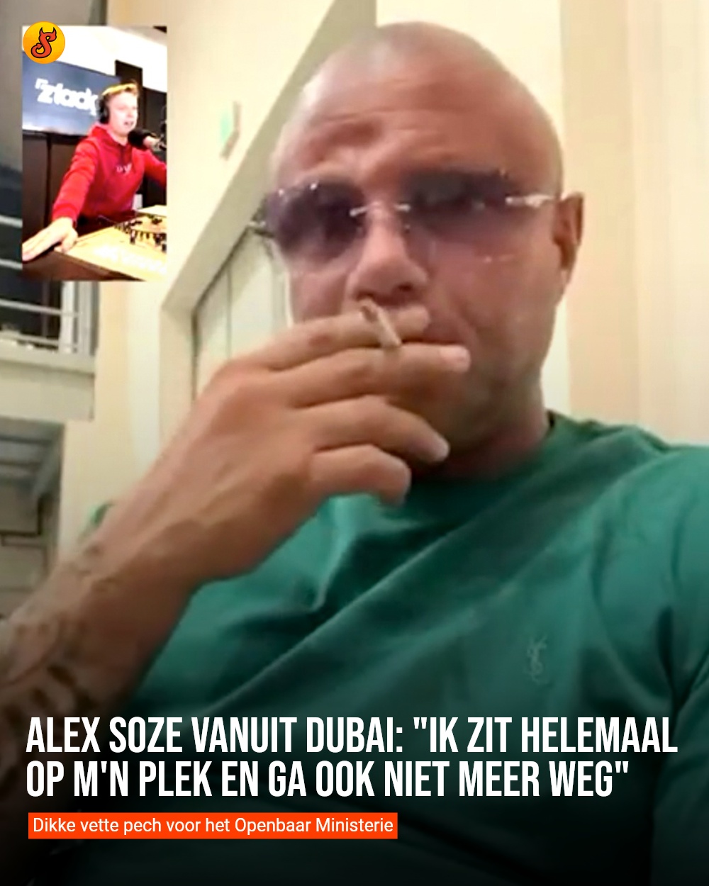 Alex Soze vanuit Dubai: "Ik zit helemaal op m'n plek en ga ook niet meer weg"