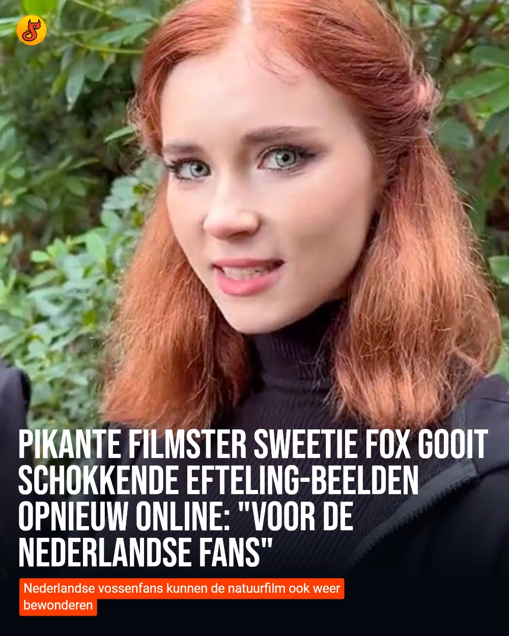 Pikante filmster Sweetie Fox gooit schokkende Efteling-beelden opnieuw online: "Voor de Nederlandse fans"