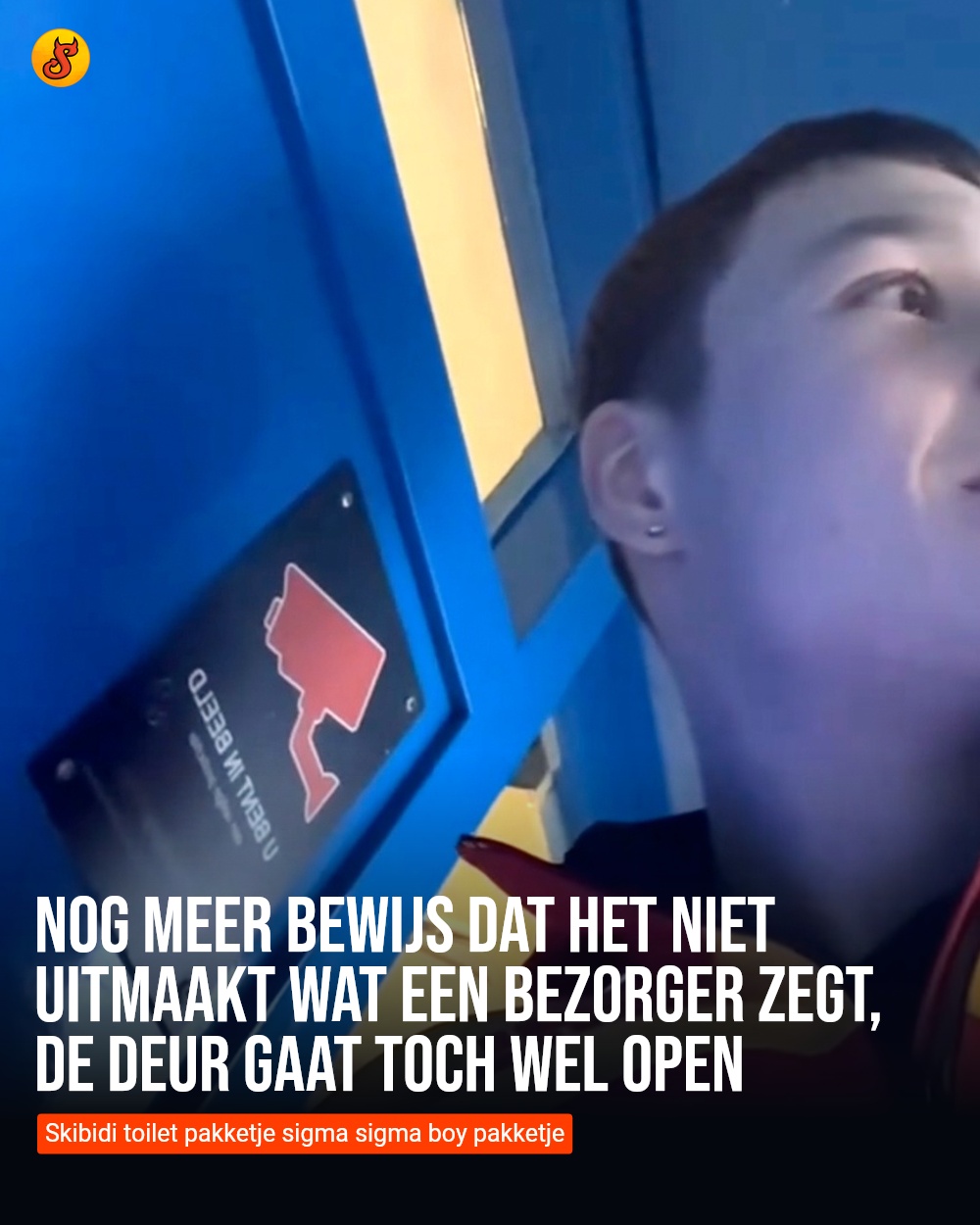Nog meer bewijs dat het niet uitmaakt wat een bezorger zegt, de deur gaat toch wel open