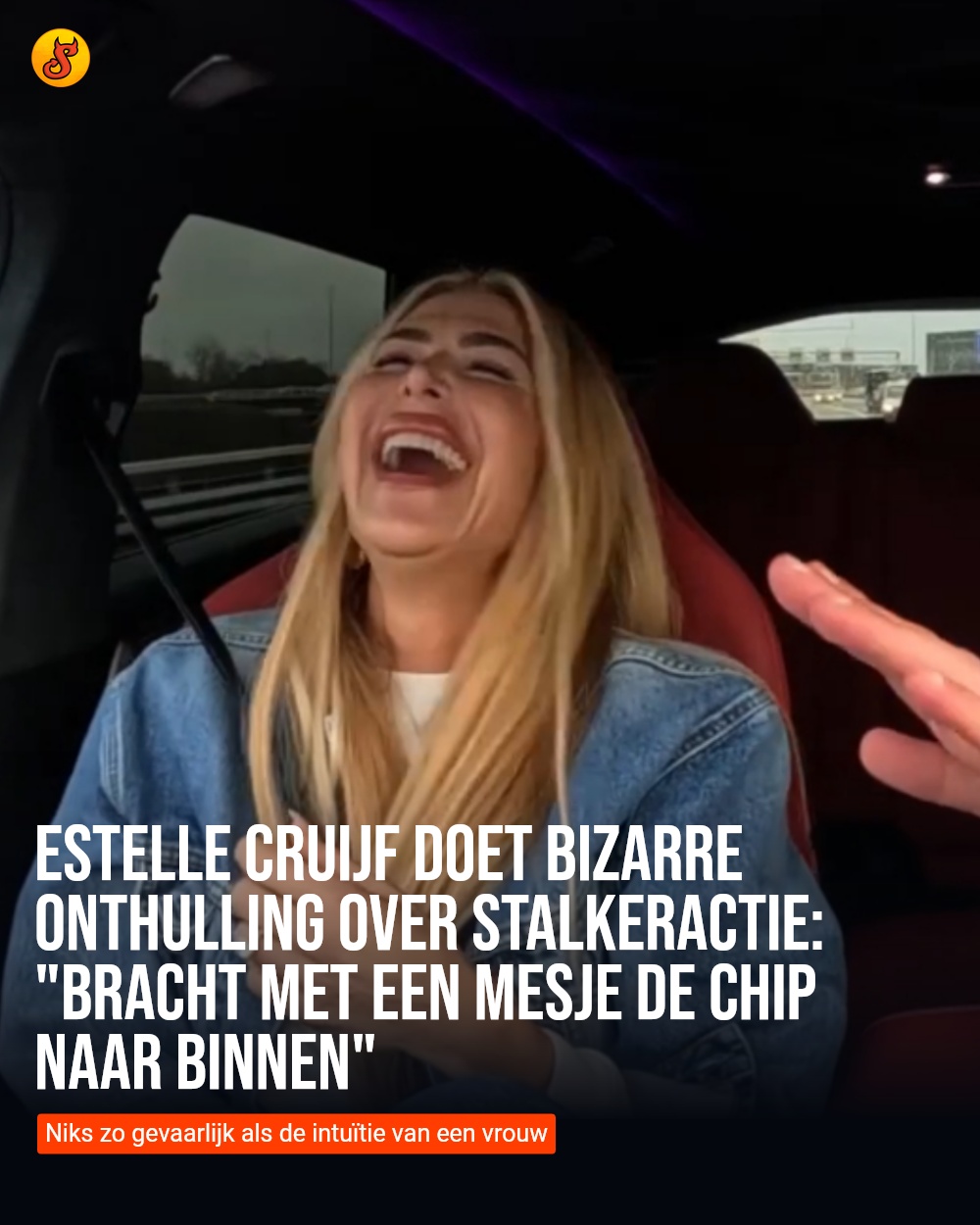 Estelle Cruijf doet bizarre onthulling over stalkeractie: "Bracht met een mesje de chip naar binnen"