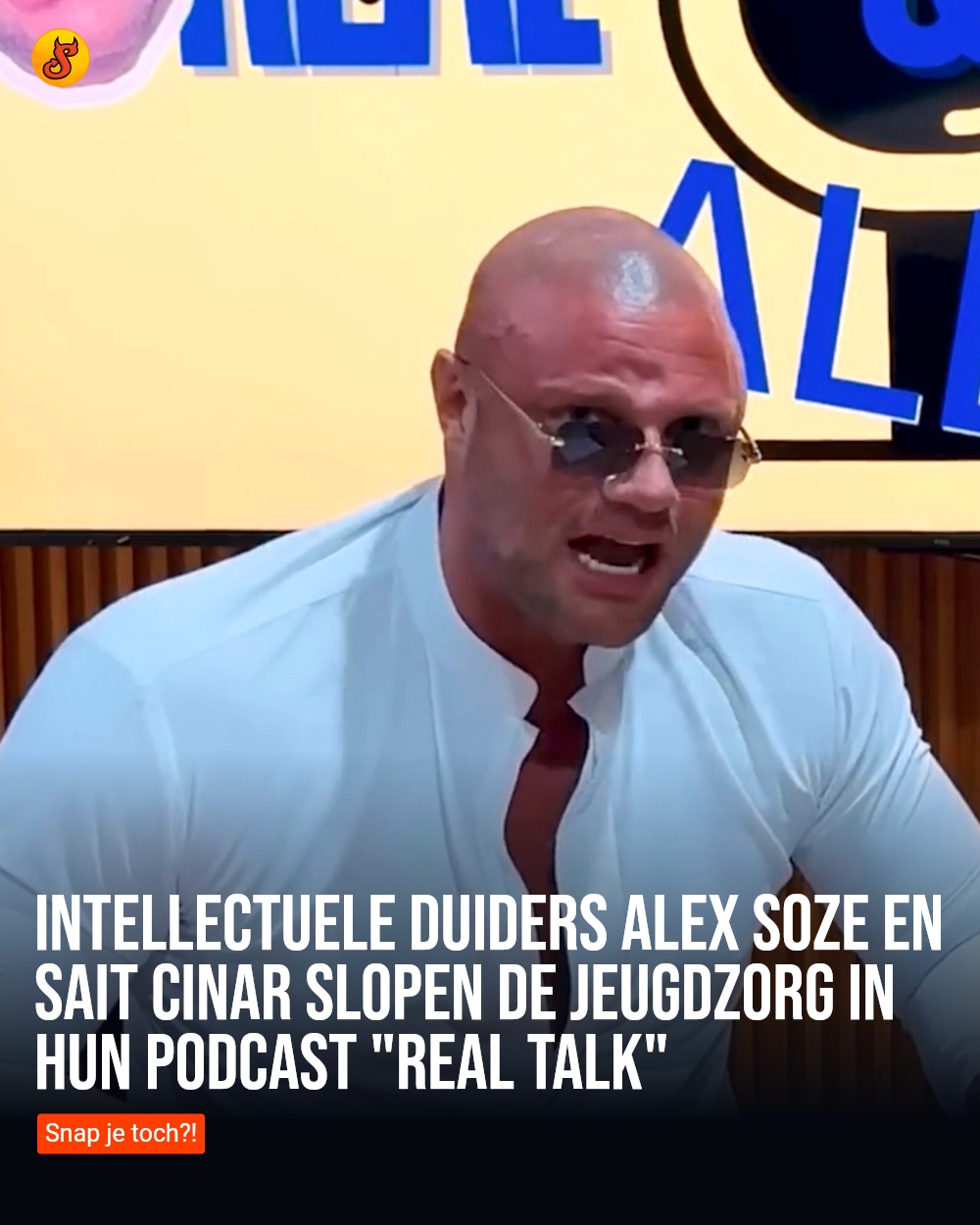 Intellectuele duiders Alex Soze en Sait Cinar slopen de jeugdzorg in hun podcast "Real Talk"