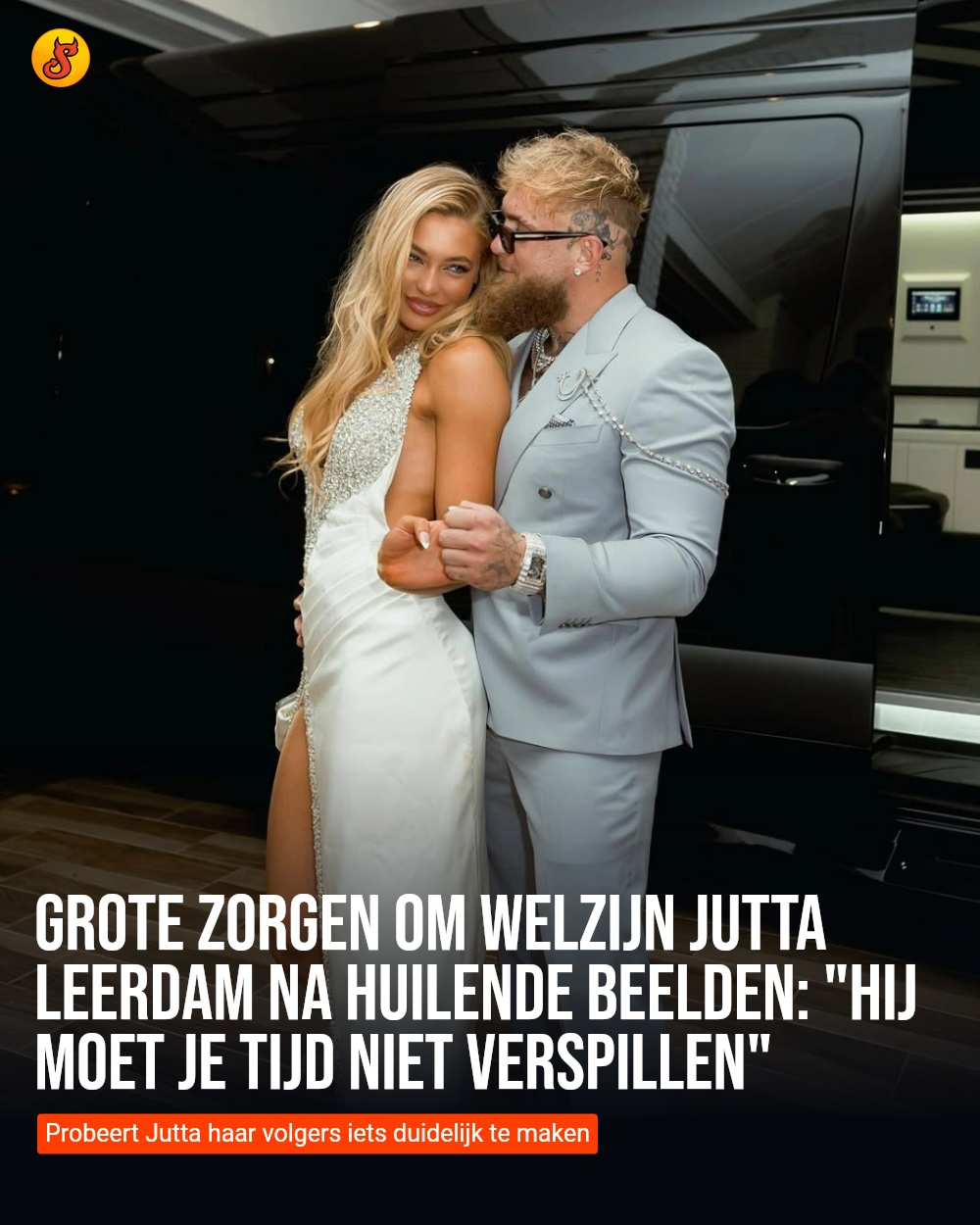 Grote zorgen om welzijn Jutta Leerdam na huilende beelden: "Hij moet je tijd niet verspillen"