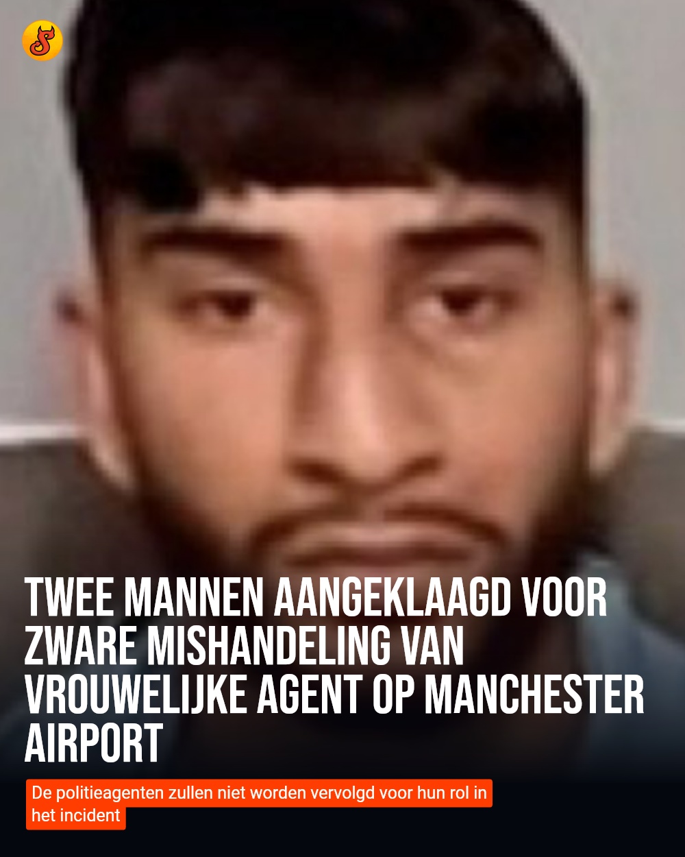 Twee mannen aangeklaagd voor zware mishandeling van vrouwelijke agent op Manchester Airport