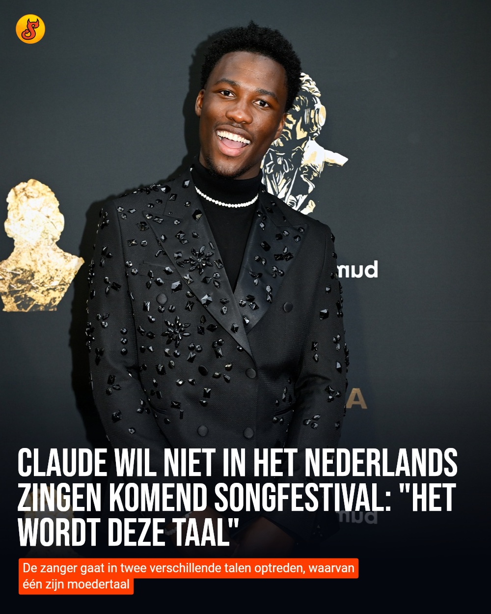 Claude wil niet in het Nederlands zingen komend Songfestival: "Het wordt deze taal"