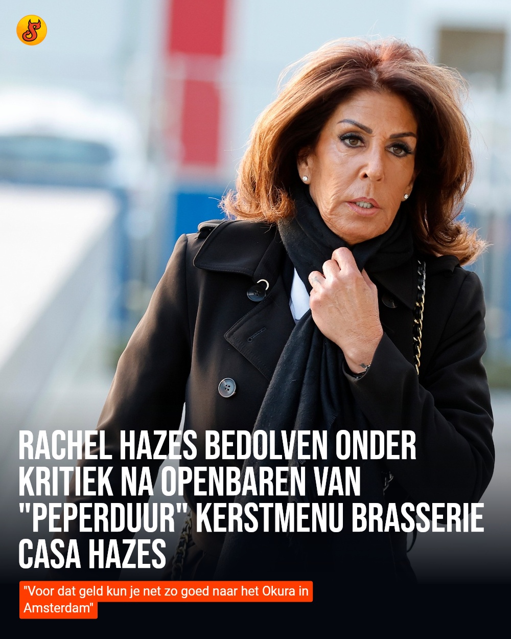 Rachel Hazes bedolven onder kritiek na openbaren van "peperduur" kerstmenu Brasserie Casa Hazes