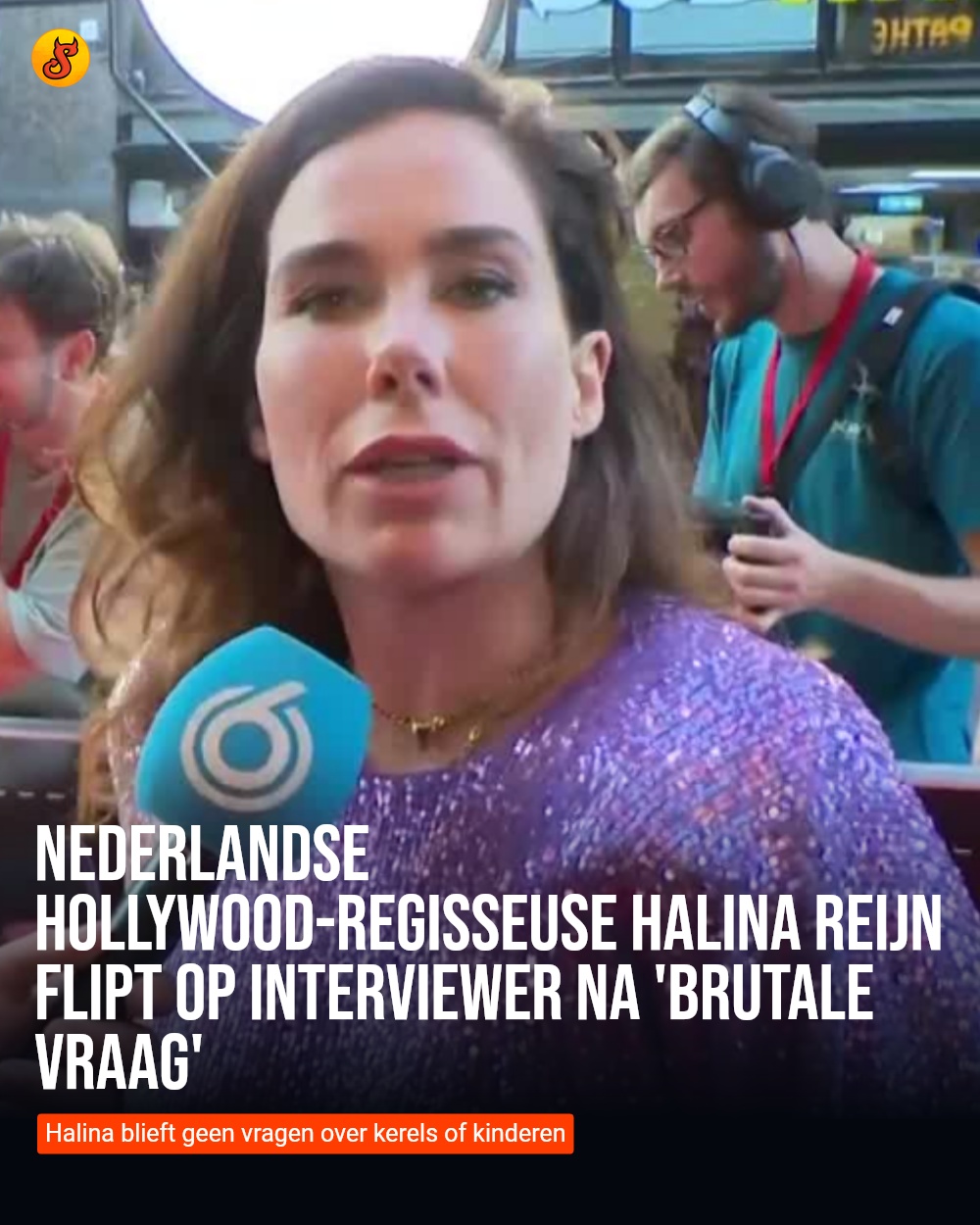 Nederlandse Hollywood-regisseuse Halina Reijn flipt op interviewer na 'brutale vraag'