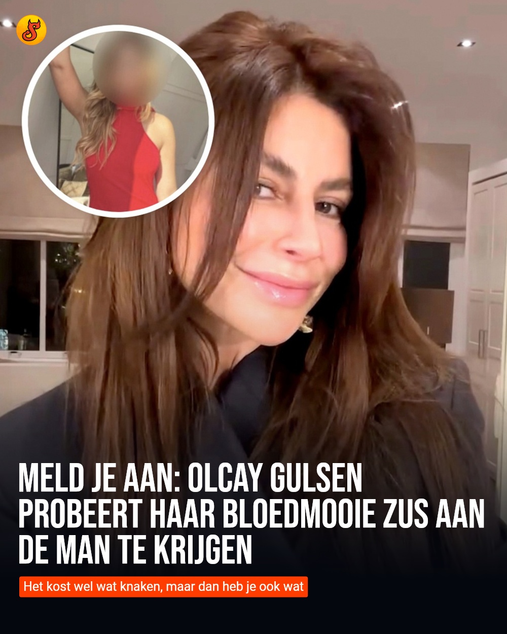 Meld je aan: Olcay Gulsen probeert haar bloedmooie zus aan de man te krijgen