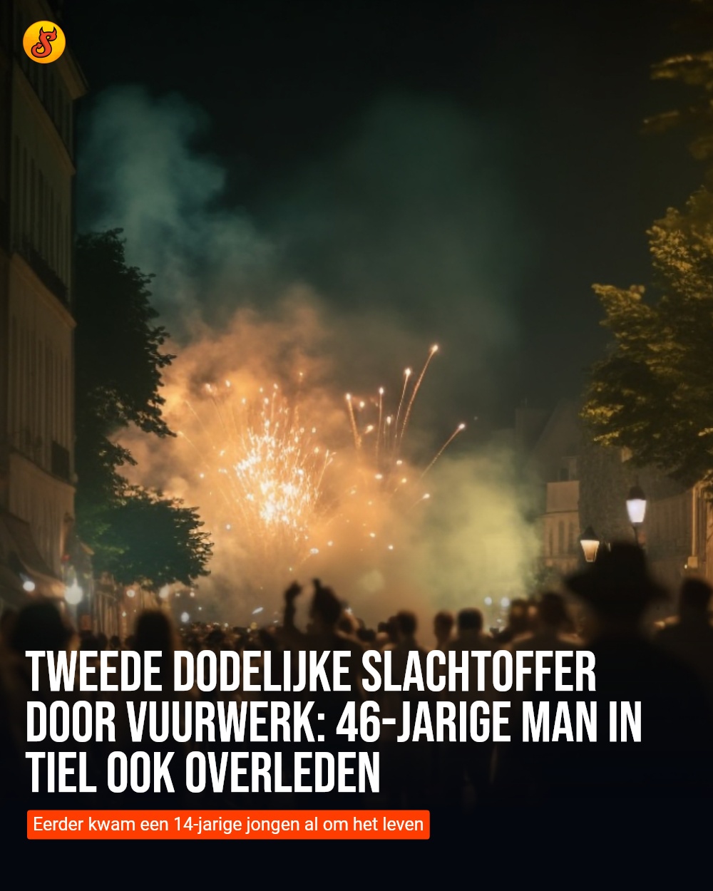 Tweede dodelijke slachtoffer door vuurwerk: 46-jarige man in Tiel ook overleden