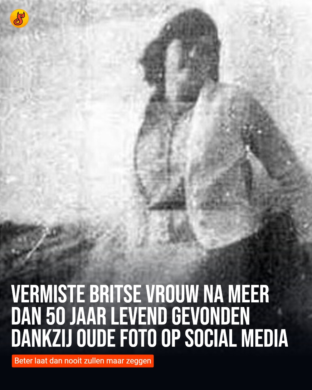 Vermiste Britse vrouw na meer dan 50 jaar levend gevonden dankzij oude foto op social media