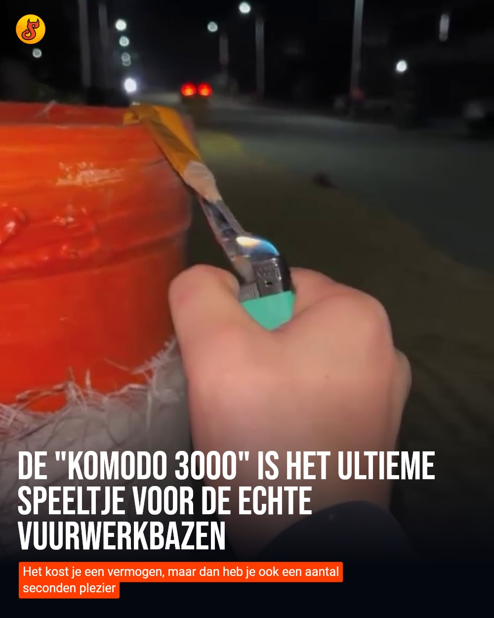 De "Komodo 3000" is het ultieme speeltje voor de echte vuurwerkbazen