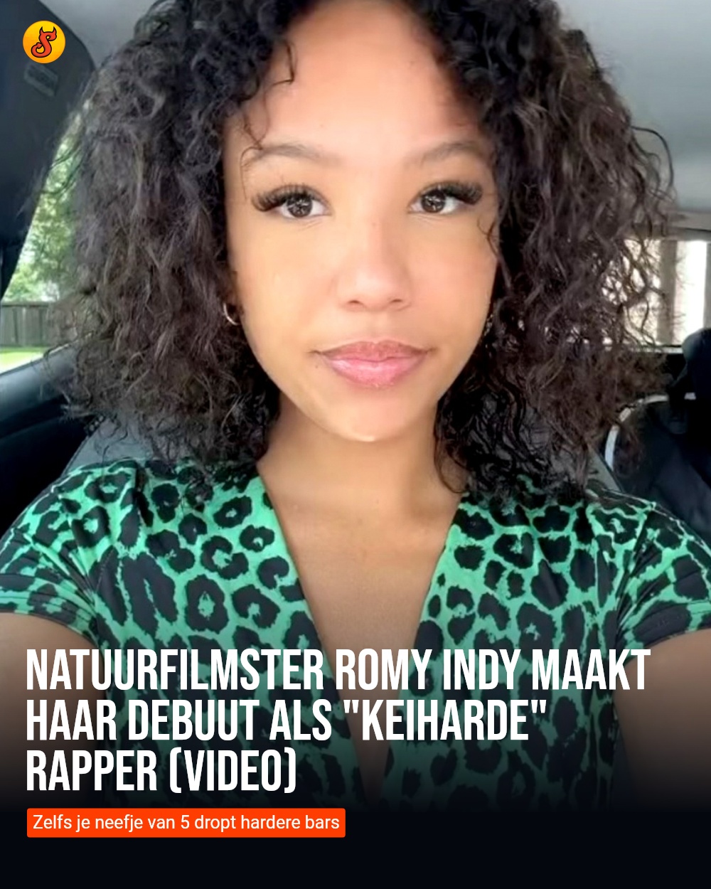 Natuurfilmster Romy Indy maakt haar debuut als "keiharde" rapper (VIDEO)
