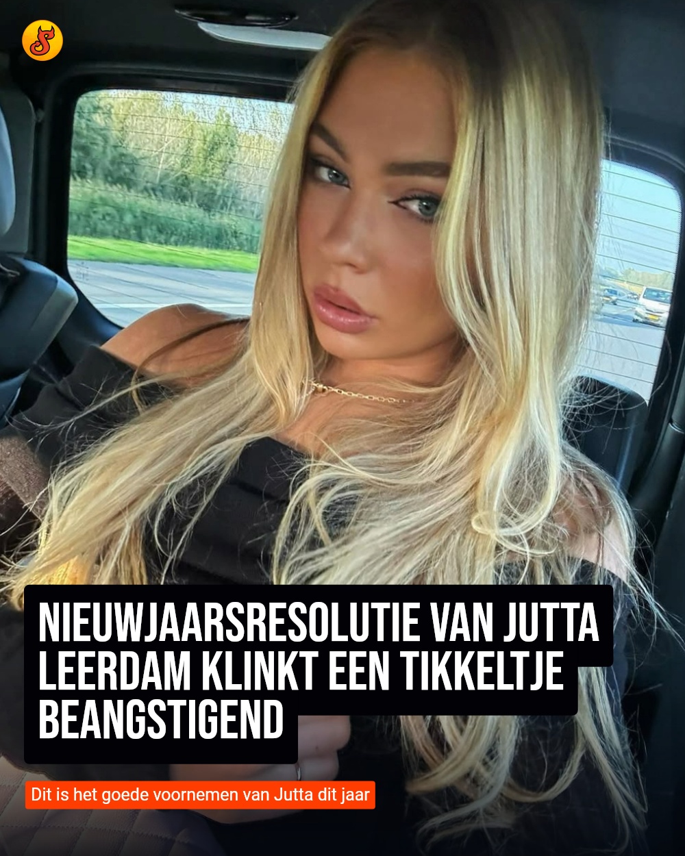 Nieuwjaarsresolutie van Jutta Leerdam klinkt een tikkeltje beangstigend