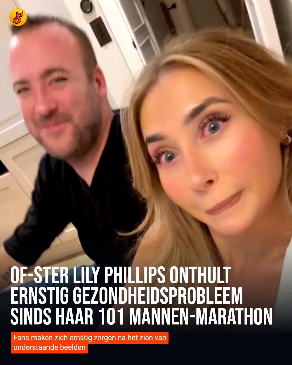 OF-ster Lily Phillips onthult ernstig gezondheidsprobleem sinds haar 101 mannen-marathon