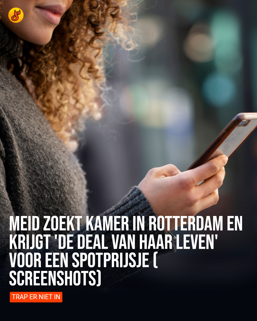 Meid zoekt kamer in Rotterdam en krijgt 'de deal van haar leven' voor een spotprijsje (SCREENSHOTS)