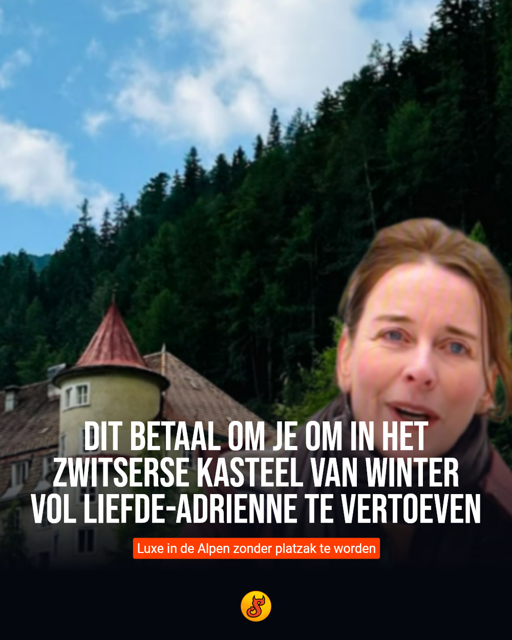 Dit betaal om je om in het Zwitserse kasteel van Winter Vol Liefde-Adrienne te vertoeven