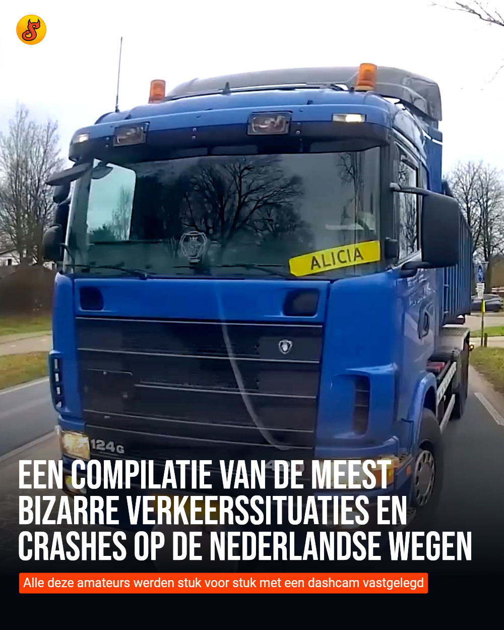 Een compilatie van de meest bizarre verkeerssituaties en crashes op de Nederlandse wegen