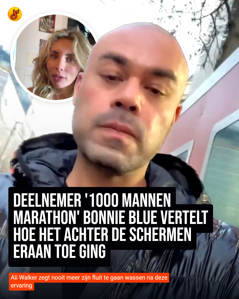 Deelnemer '1000 mannen marathon' Bonnie Blue vertelt hoe het achter de schermen eraan toe ging