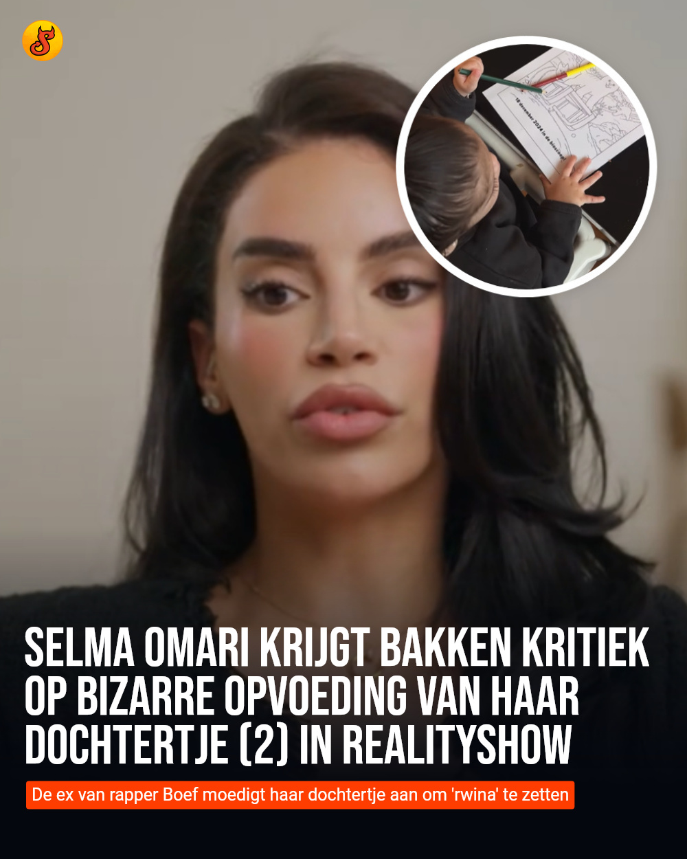 Selma Omari krijgt bakken kritiek op bizarre opvoeding van haar dochtertje (2) in realityshow