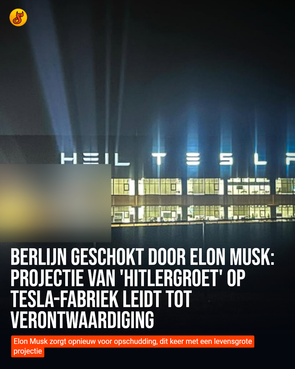 Berlijn geschokt door Elon Musk: projectie van 'Hitlergroet' op Tesla-fabriek leidt tot verontwaardiging