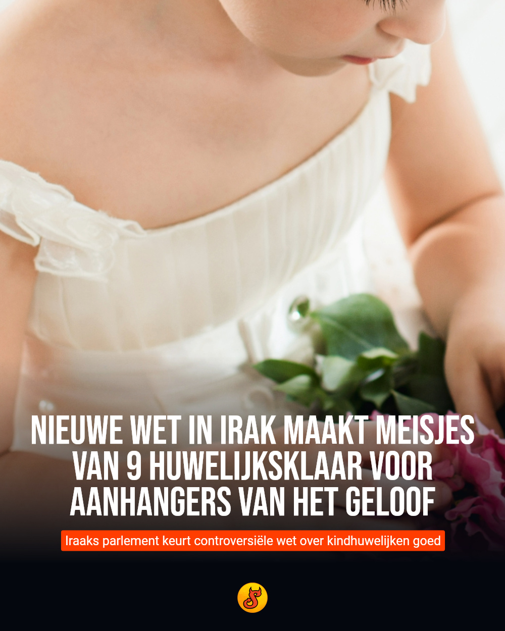 Nieuwe wet in Irak maakt meisjes van 9 huwelijksklaar voor aanhangers van het geloof