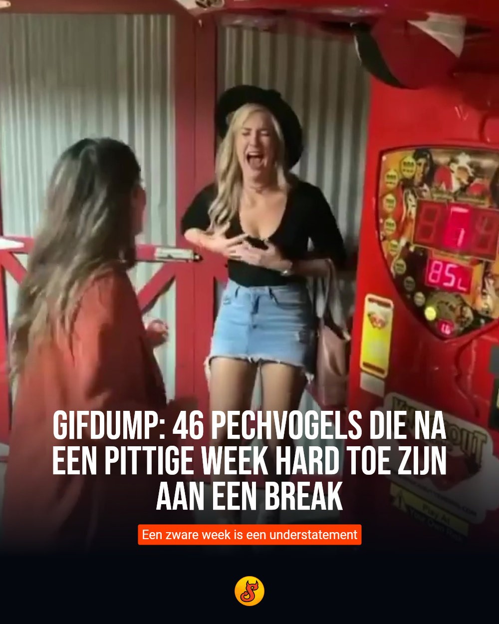 Gifdump: 46 pechvogels die na een pittige week hard toe zijn aan een break