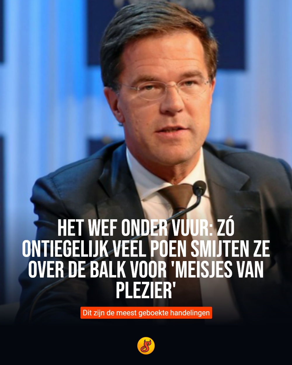 Het WEF onder vuur: Zó ontiegelijk veel poen smijten ze over de balk voor 'meisjes van plezier'
