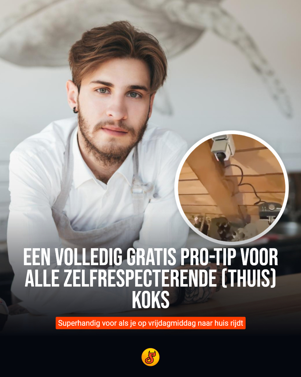 Een volledig gratis pro-tip voor ALLE zelfrespecterende (thuis)koks