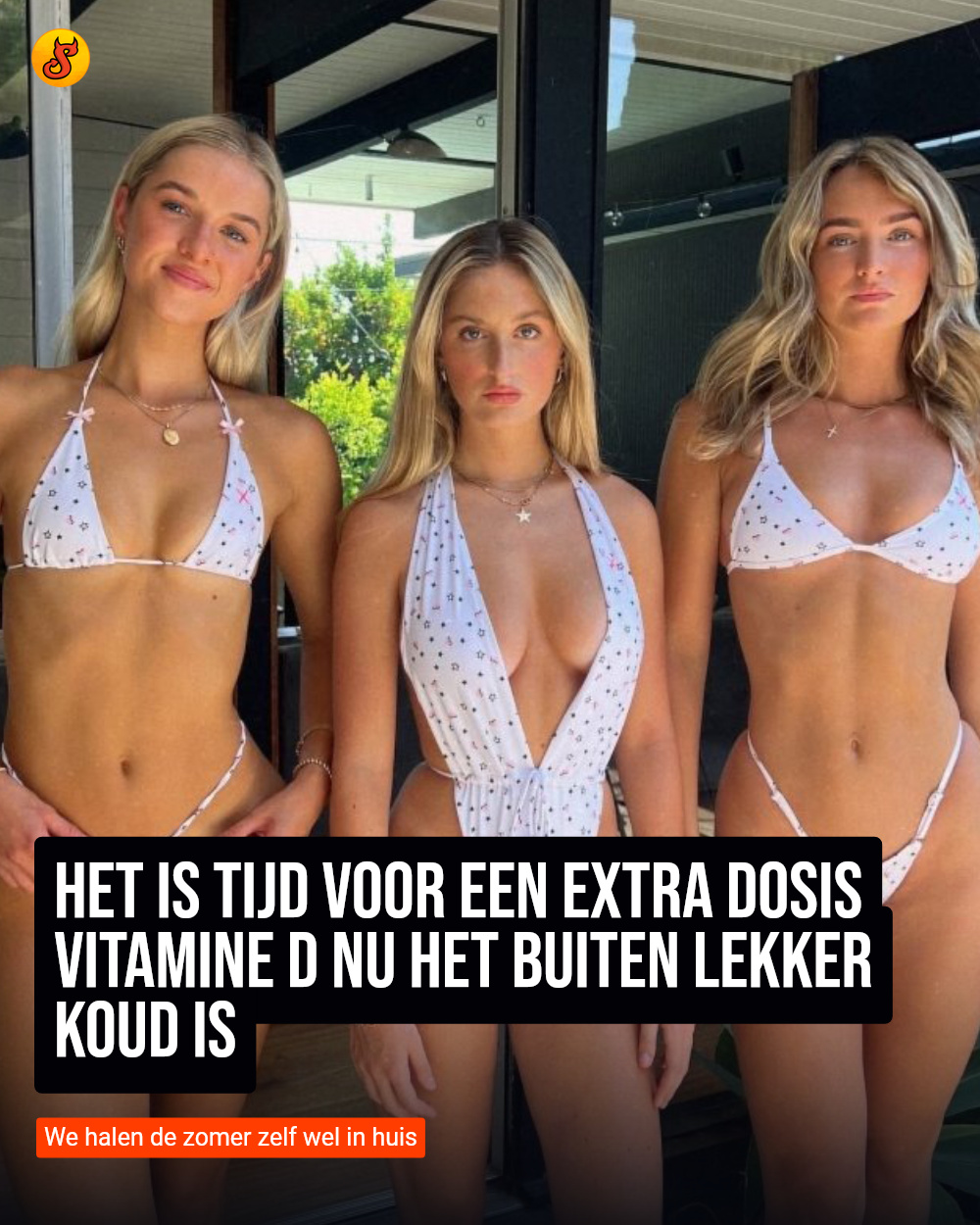 Het is tijd voor een extra dosis vitamine D nu het buiten lekker koud is