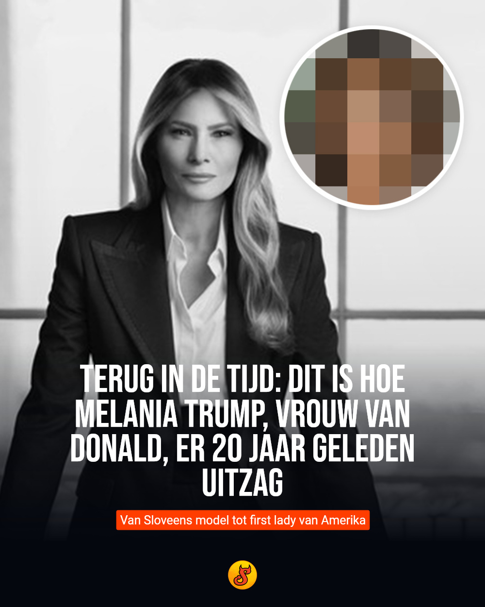 Terug in de tijd: Dit is hoe Melania Trump, vrouw van Donald, er 20 jaar geleden uitzag