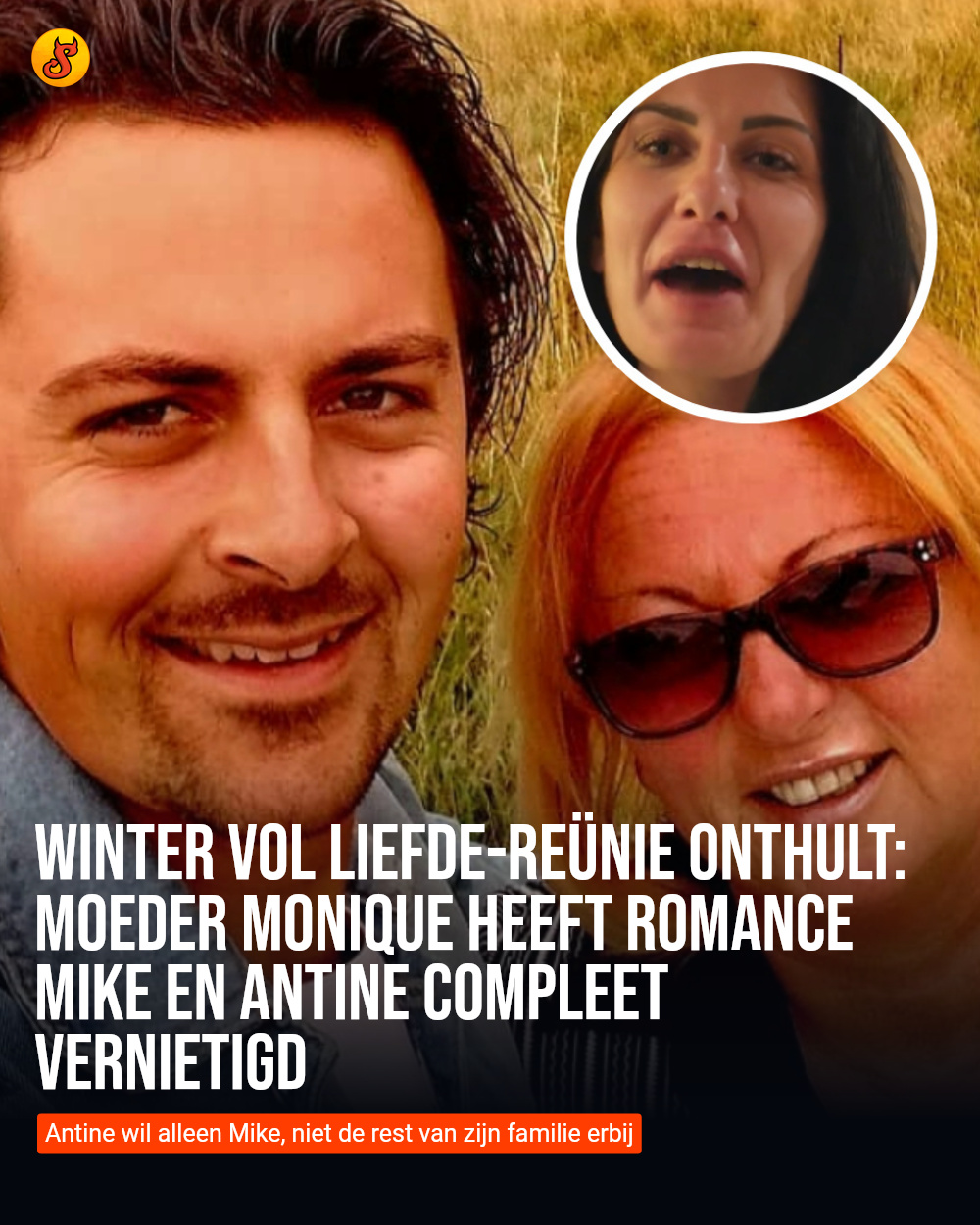 Winter Vol Liefde-reünie onthult: moeder Monique heeft romance Mike en Antine compleet vernietigd