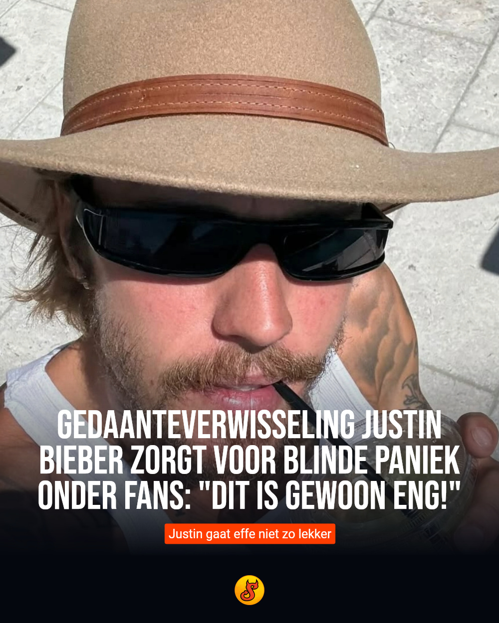 Gedaanteverwisseling Justin Bieber zorgt voor blinde paniek onder fans: "Dit is gewoon eng!"