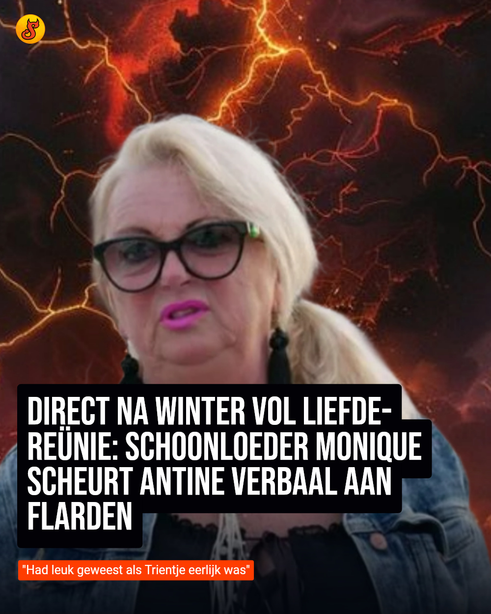 Direct na Winter Vol Liefde-reünie: schoonloeder Monique scheurt Antine verbaal aan flarden