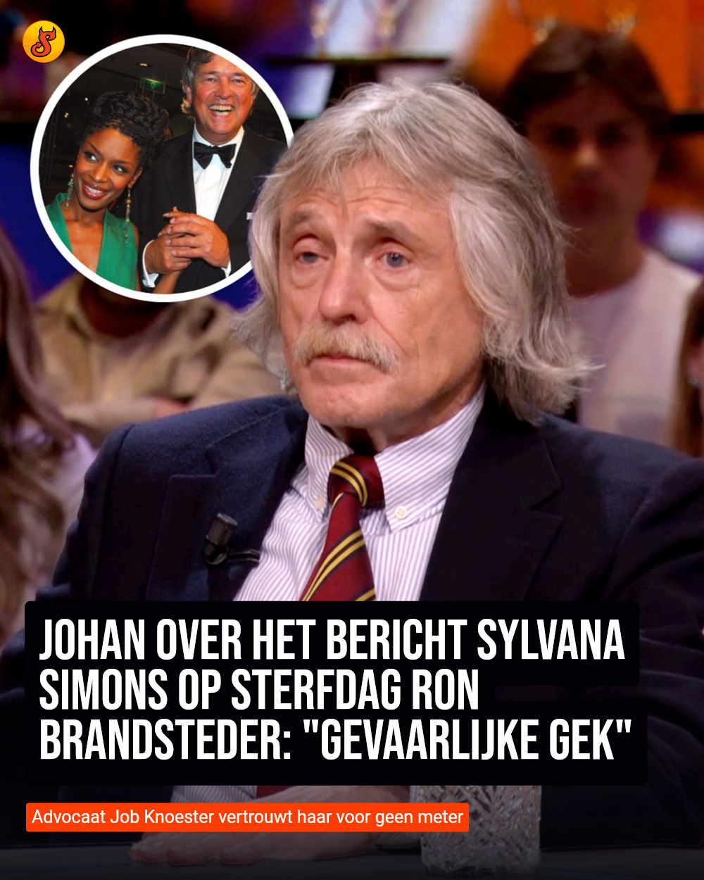 Johan over het bericht Sylvana Simons op sterfdag Ron Brandsteder: "Gevaarlijke gek"