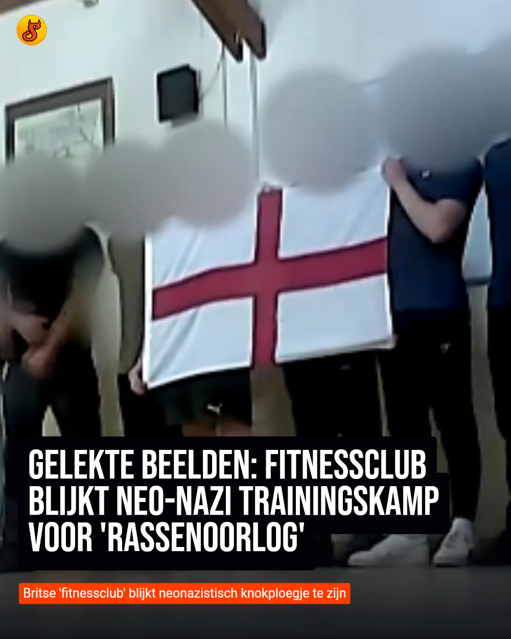 Gelekte beelden: Fitnessclub blijkt Neo-Nazi trainingskamp voor 'rassenoorlog'