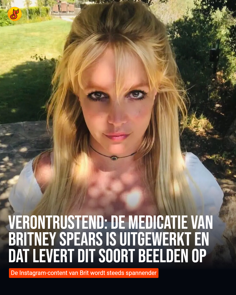 Verontrustend: De medicatie van Britney Spears is uitgewerkt en dat levert dit soort beelden op