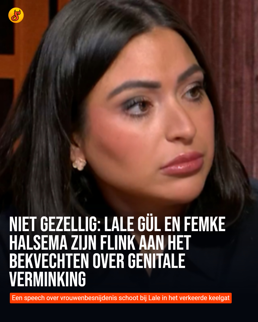 Niet gezellig: Lale Gül en Femke Halsema zijn flink aan het bekvechten over genitale verminking
