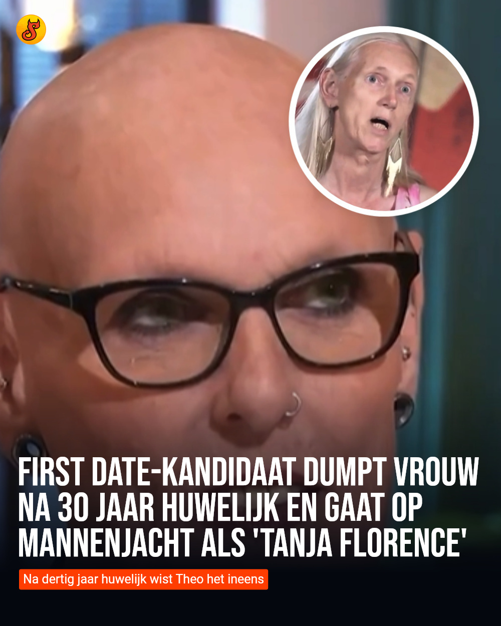First Date-kandidaat dumpt vrouw na 30 jaar huwelijk en gaat op mannenjacht als 'Tanja Florence'