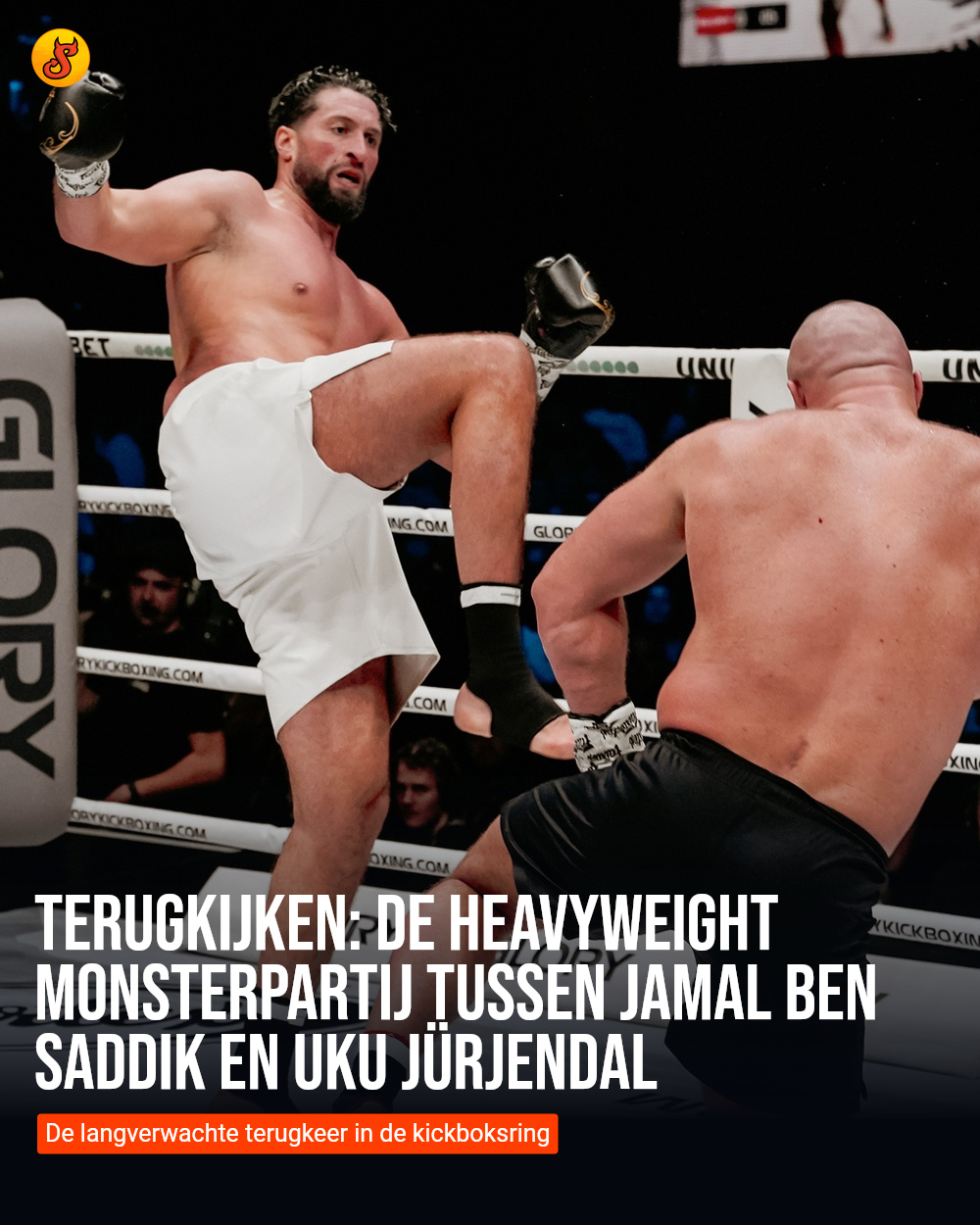 Terugkijken: De heavyweight monsterpartij tussen Jamal Ben Saddik en Uku Jürjendal